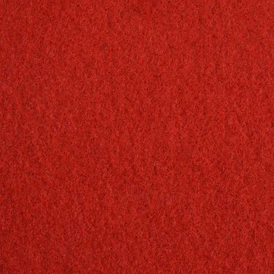 vidaXL Exhibition Carpet Plain 1x24 m Red