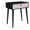 House Nordic Bedside Table Annemie Black and Natural
