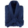 vidaXL Unisex Terry Bathrobe 100% Cotton Navy M