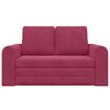 vidaXL Sofa Bed Wine Red 148 x 71 x 83 cm Velvet