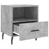 vidaXL Bedside Cabinets 2 pcs Concrete Grey 40x35x47.5 cm Engineered Wood