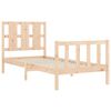 vidaXL Bed Frame without Mattress 100x200 cm Solid Wood Pine