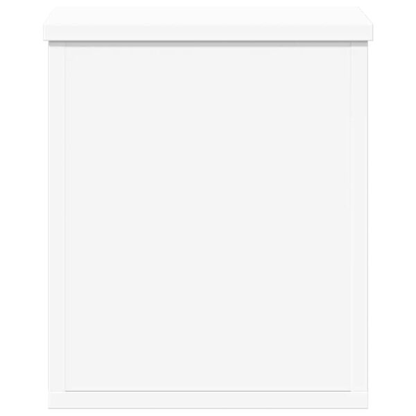 vidaXL Storage Box White 30x35x35 cm Engineered Wood