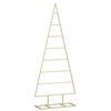 vidaXL Metal Christmas Tree for Decoration Black 125 cm