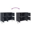 vidaXL Sideboard Anthracite 100.5x39x79 cm Steel