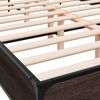 vidaXL Bed Frame without Mattress Brown Oak 140x190 cm