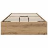 vidaXL Ottoman Bed Frame Artisan Oak 100 x 200 cm Engineered Wood