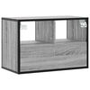 vidaXL TV Cabinet Grey Sonoma 60x31x39.5 cm Engineered Wood and Metal