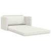 vidaXL Folding Sofa Bed White 124 x 71 x 78 cm PVC