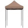 vidaXL Foldable Party Tent Pop-Up Brown 200x200x306 cm