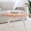vidaXL Table Top &Oslash;70x4 cm Round Solid Wood Beech
