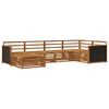vidaXL Outdoor Sofa Set 6 pcs Natural
