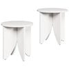 vidaXL Coffee Table 2 pcs White