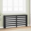 vidaXL Radiator Cover Black Oak 175 x 20 x 82 cm