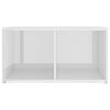 vidaXL 6 Piece TV Cabinet Set High Gloss White Engineered Wood