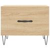 vidaXL Coffee Table Sonoma Oak 50x50x40 cm Engineered Wood