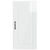 vidaXL Kitchen Cabinet with Shelf High Gloss White 40 x 31 x 80 cm