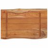 vidaXL Table Top 60x40x2.5 cm Rectangular Solid Wood Acacia Live Edge