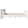 vidaXL Bookcase Bed without Mattress White 120x200cm Solid Wood Pine