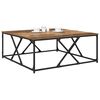 vidaXL Coffee Table Old Wood 100 x 100 x 40 cm Engineered Wood