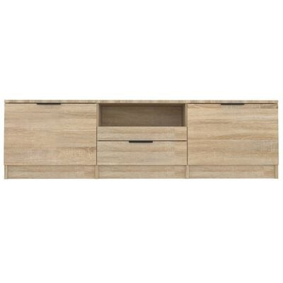vidaXL TV Cabinet Sonoma Oak 140x35x40 cm Engineered Wood