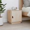 vidaXL Bedside Cabinet 40x34x45 cm Solid Wood Pine