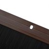 vidaXL Screw-on Door Brush Seals 2 pcs Brown 100 cm Aluminium Alloy
