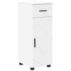 vidaXL Bathroom Cabinet White 30 x 35 x 80 cm Engineered wood & Metal