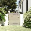 vidaXL Garden Gate 100x100 cm Stainless Steel