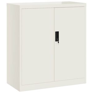 vidaXL File Cabinet White 79x40x90 cm Steel