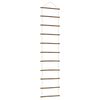 vidaXL Wall Decoration Ladder-Shaped 50x200 cm Natural Branch