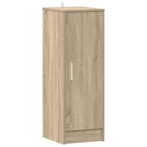 vidaXL Shoe Cabinet Sonoma Oak 32x35x92 cm Engineered Wood