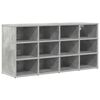vidaXL Shoe Cabinet Concrete grey 103 x 30 x 51 cm Engineered Wood