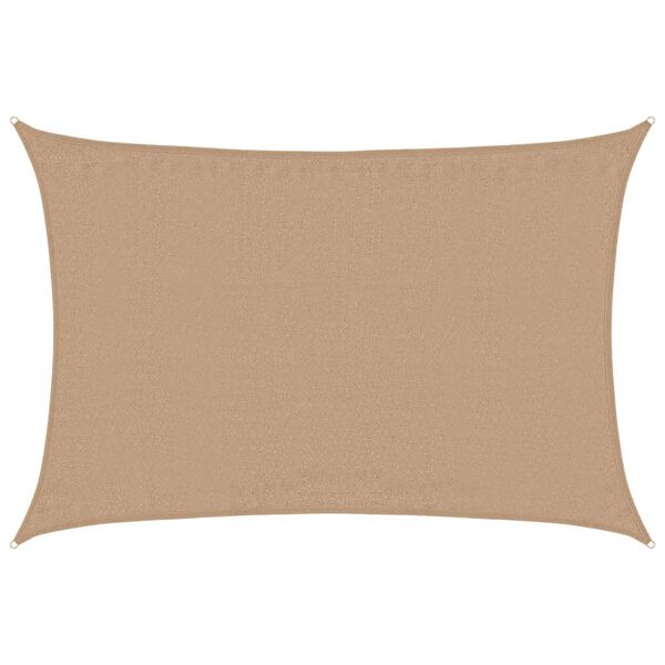 vidaXL Sunshade Sail 160 g/m&sup2; Taupe 4x5 m HDPE