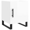 vidaXL Bedside Cabinets 2 pcs High Gloss White 40x40x50 cm Engineered Wood