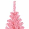 vidaXL Christmas Tree with 300 LEDs with Stand Pink 180 cm PVC