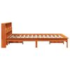vidaXL Bed Frame without Mattress Wax Brown 140x200 cm Solid Wood Pine