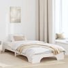 vidaXL Bed Frame White 80 x 200 cm Solid Pine Wood