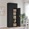 vidaXL File Cabinet Black 90x40x220 cm Steel