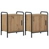vidaXL Bedside Cabinet 2 pcs Artisan Oak 40 x 30 x 50 cm