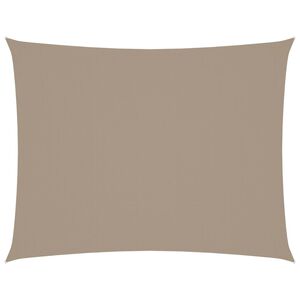 vidaXL Sunshade Sail Oxford Fabric Rectangular 4x6 m Taupe