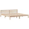 vidaXL Bed Frame without Mattress 180x200 cm Super King Solid Wood Pine
