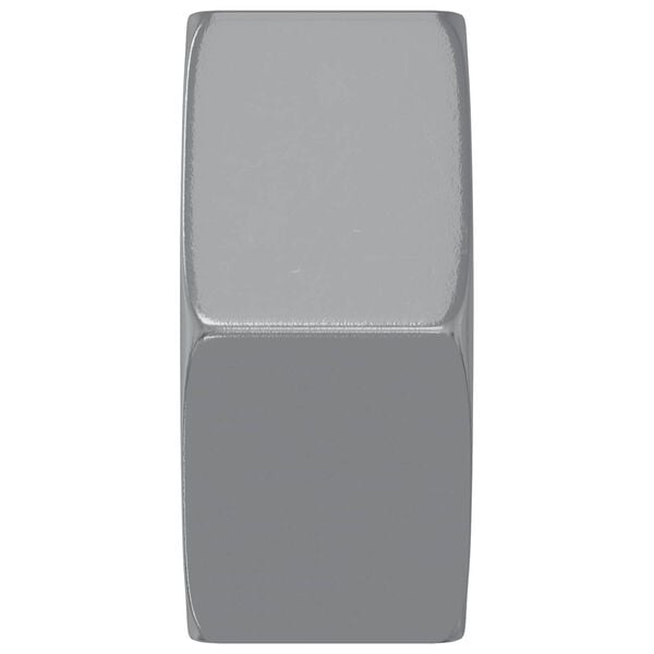 vidaXL Hex Nut Plain 2 pcs Silver M6 Iron