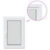 vidaXL Basement Window "RISOR" 60x80 cm Tilt&Turn DIN Right White