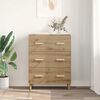 vidaXL Sideboard Artisan Oak 69.5 x 34 x 90 cm Engineered Wood