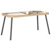 vidaXL Coffee Table Brown and Black 90 x 45 x 43 cm