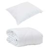 vidaXL Summer Duvet with Pillow 2 pcs White Microfiber