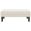 vidaXL Bench Cream 113 x 57 x 39 cm Velvet