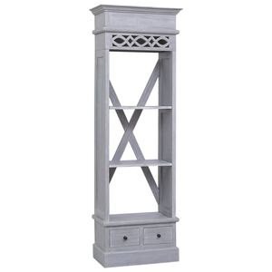 vidaXL Highboard 60x30x175 cm Solid Mahogany Wood