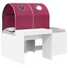vidaXL Bed with Tunnel 4 pcs Artisian Oak and Red Engineered Wood
